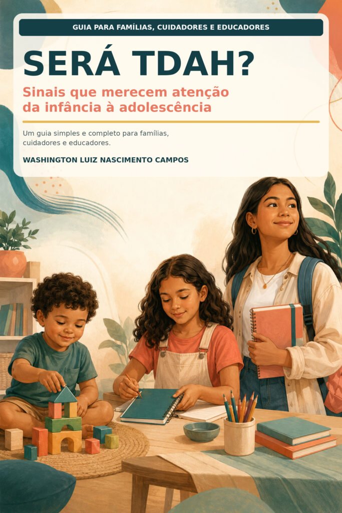 Sera TDAH? Sinais que merecem atenção da infância à adolescência